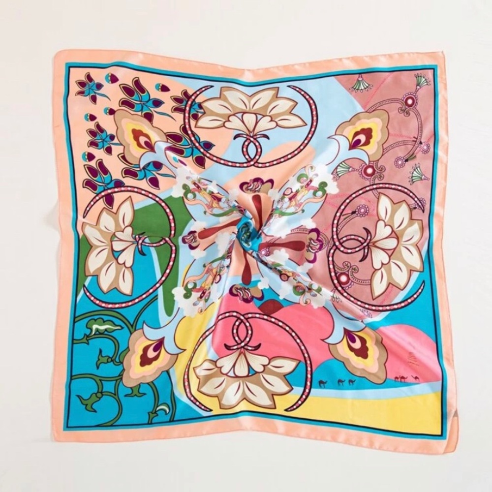 Floral Scarf can be made into a top